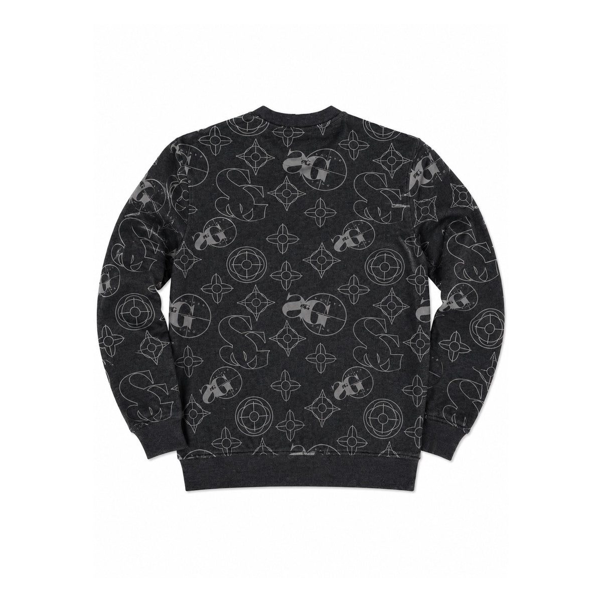 Monogram Crewneck (Black)