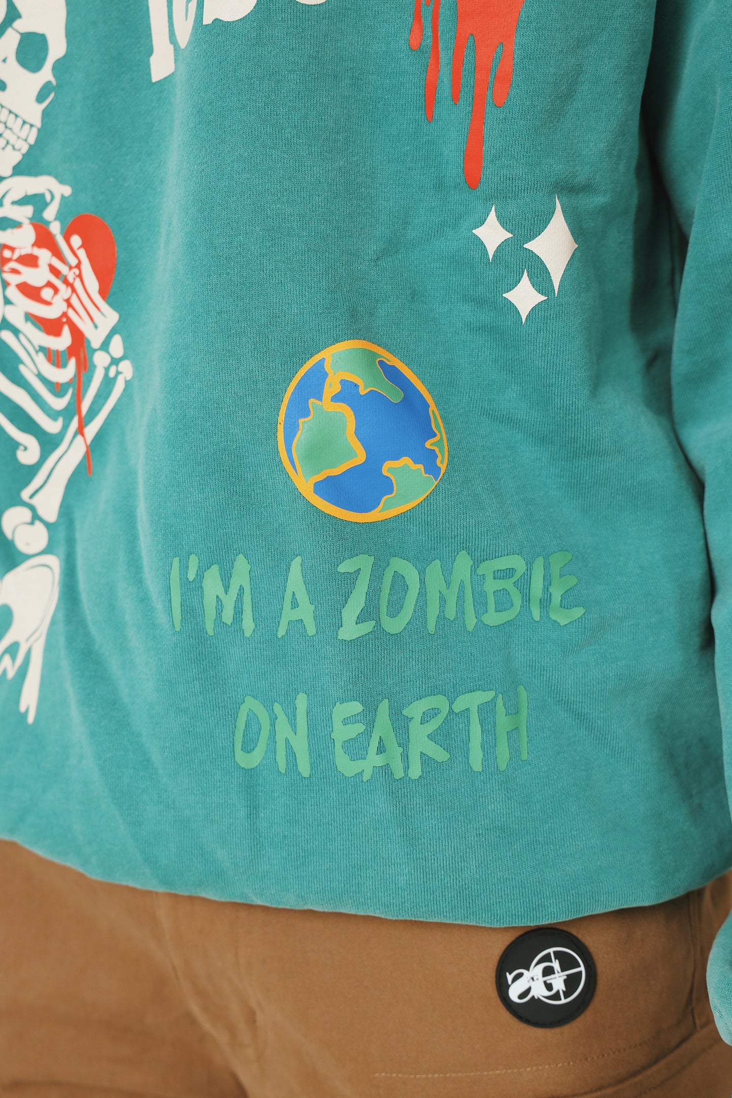 Heartless: Hoodie (Acid Wash - Green)