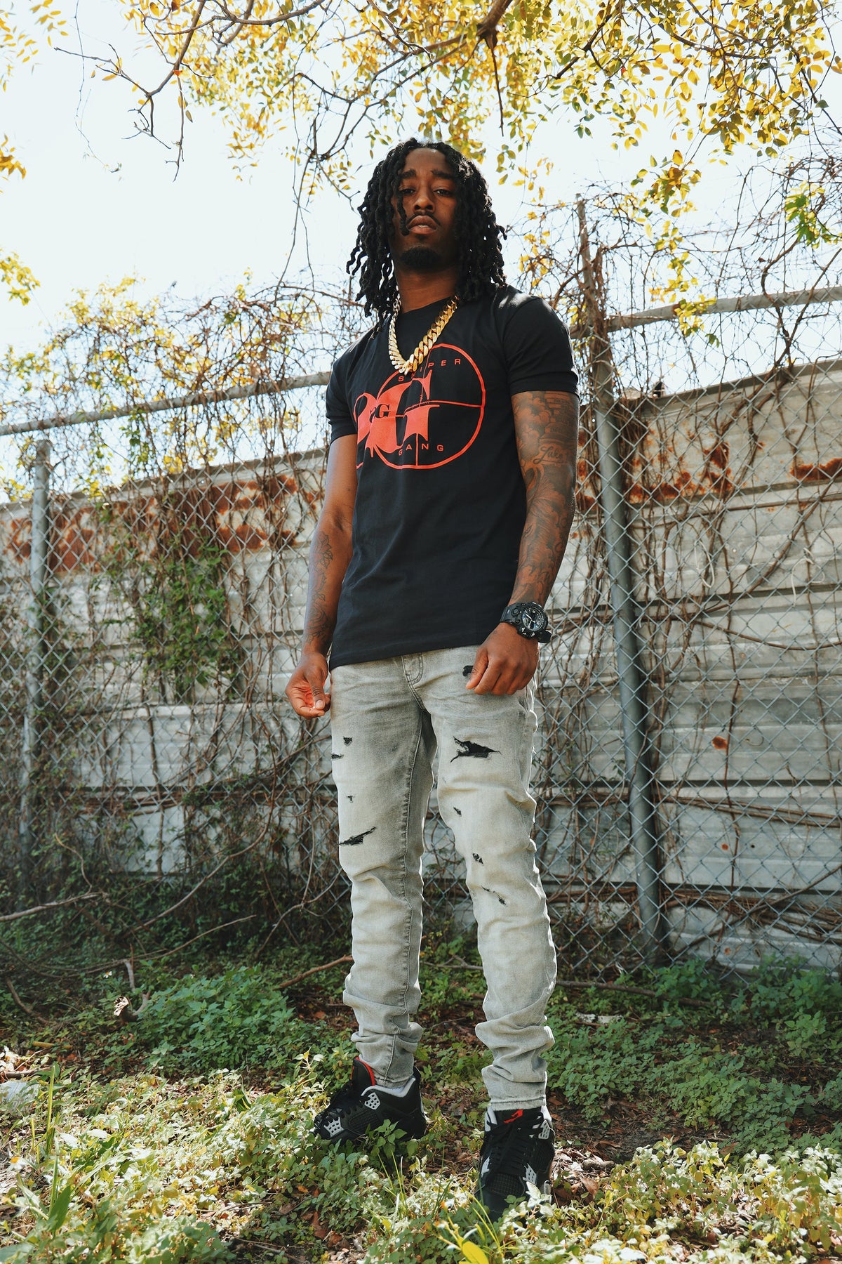 Sniper Gang Logo (Black/Red)