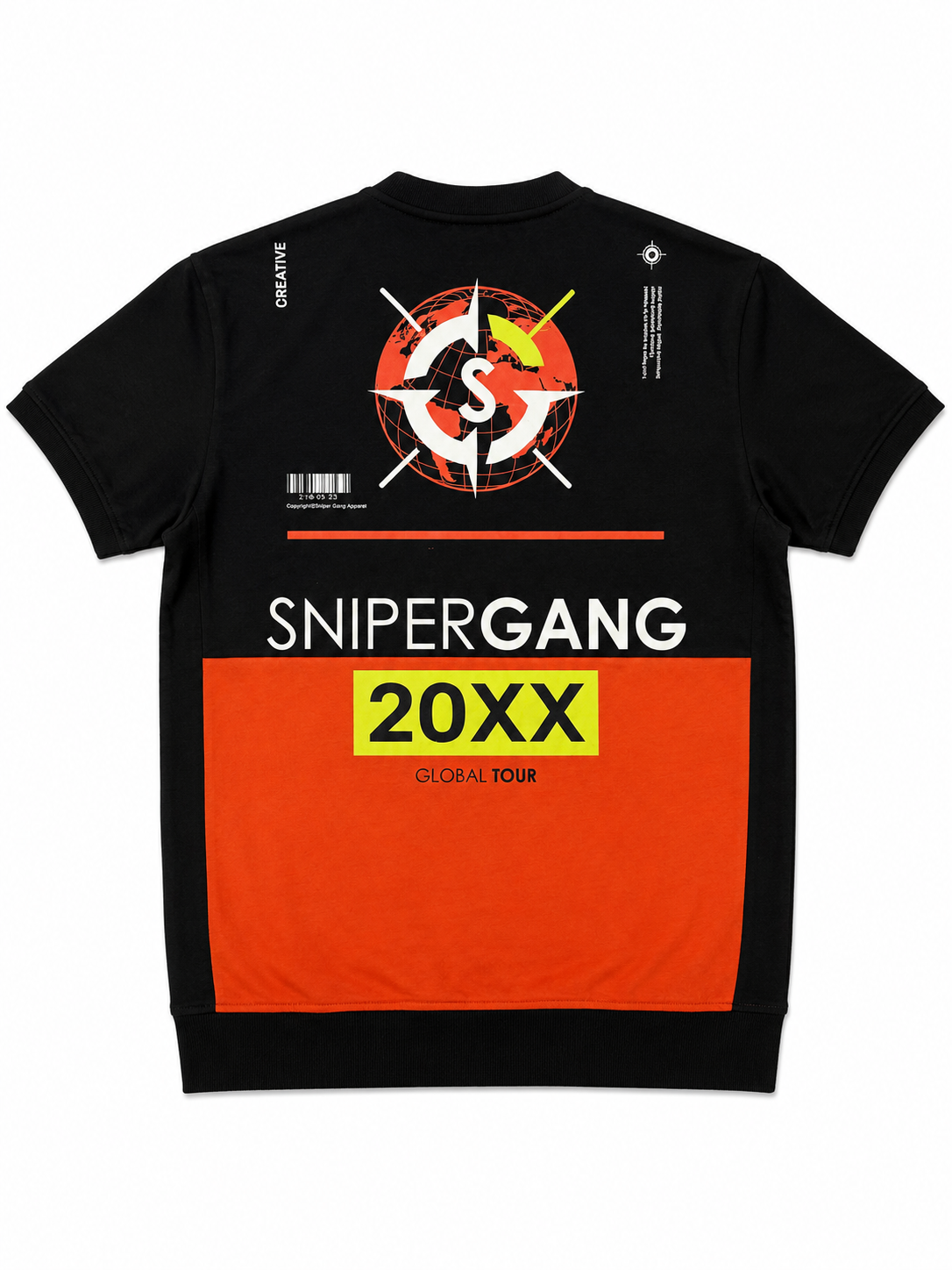 20XX Short-Sleeve Top (Black/Red)