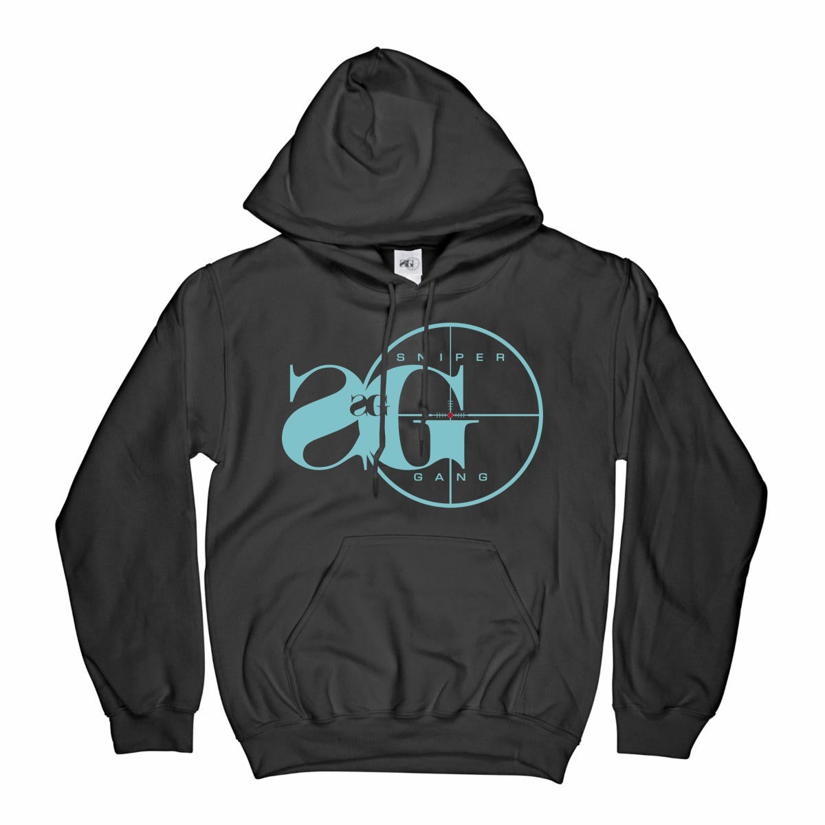 Hoodie: Sniper Gang Logo (Gamma Blue)