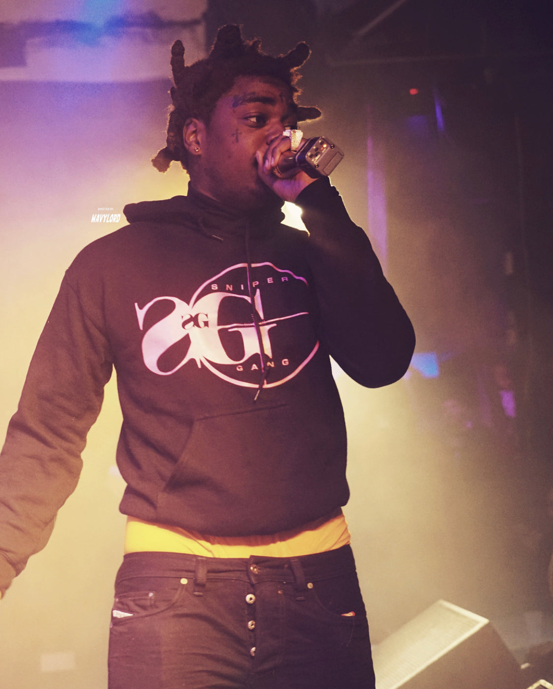 Hoodie: Sniper Gang Logo BLK