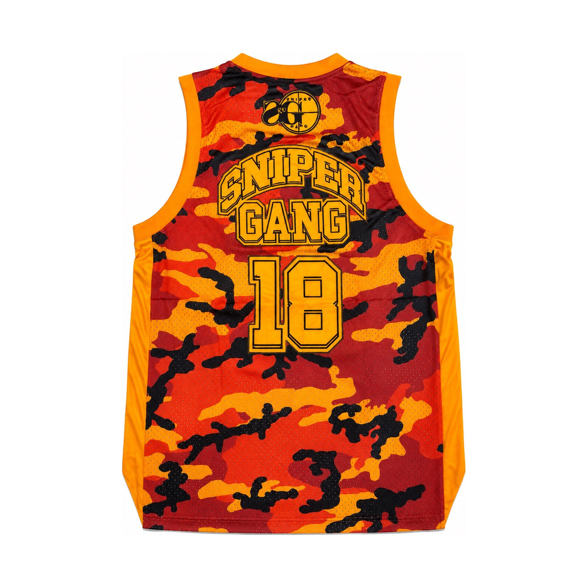 SG Basketball Shorts (Orange/Camo)