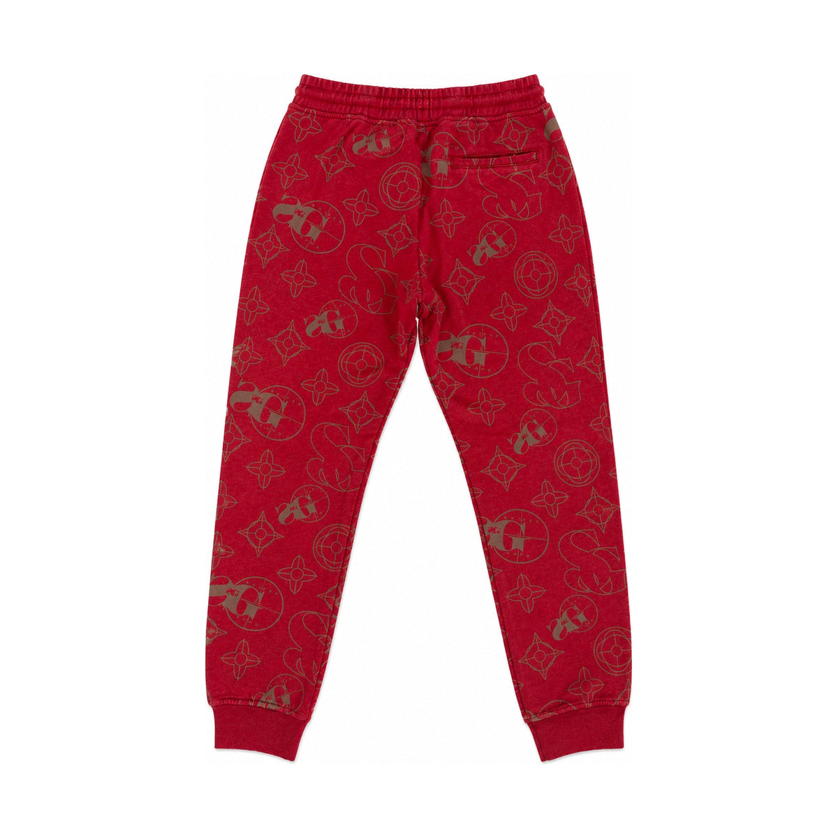 Monogram Shorts (Red)