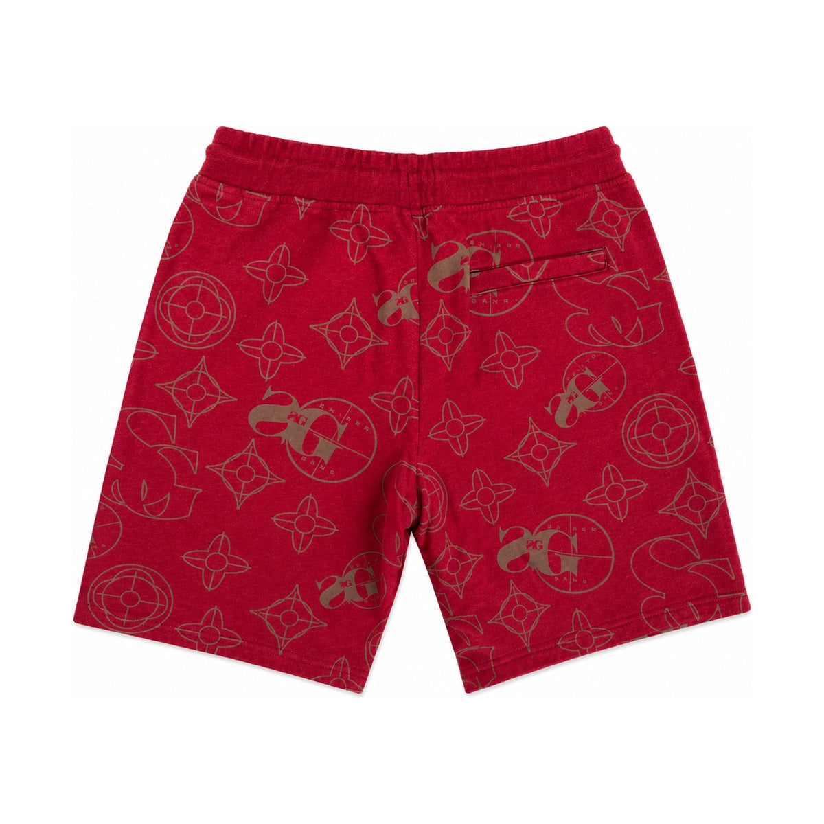 Monogram Joggers (Red)