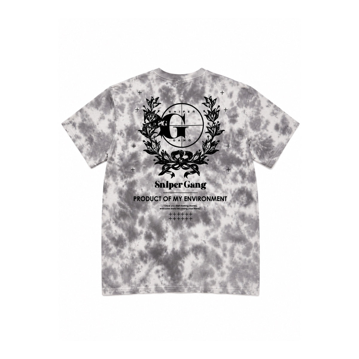 Tie-Dye POME Shorts (Grey)