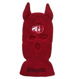 Ski Mask - Innocent (Devil Horns: RED/BLK)