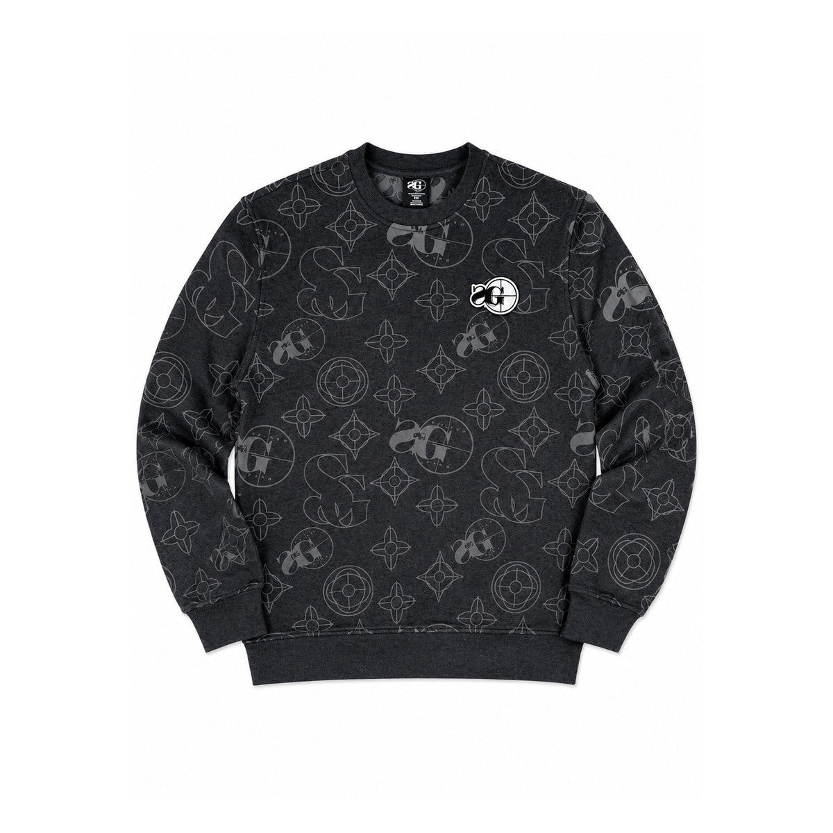 Monogram Crewneck (Black)