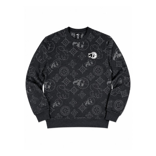 Monogram Crewneck (Black)
