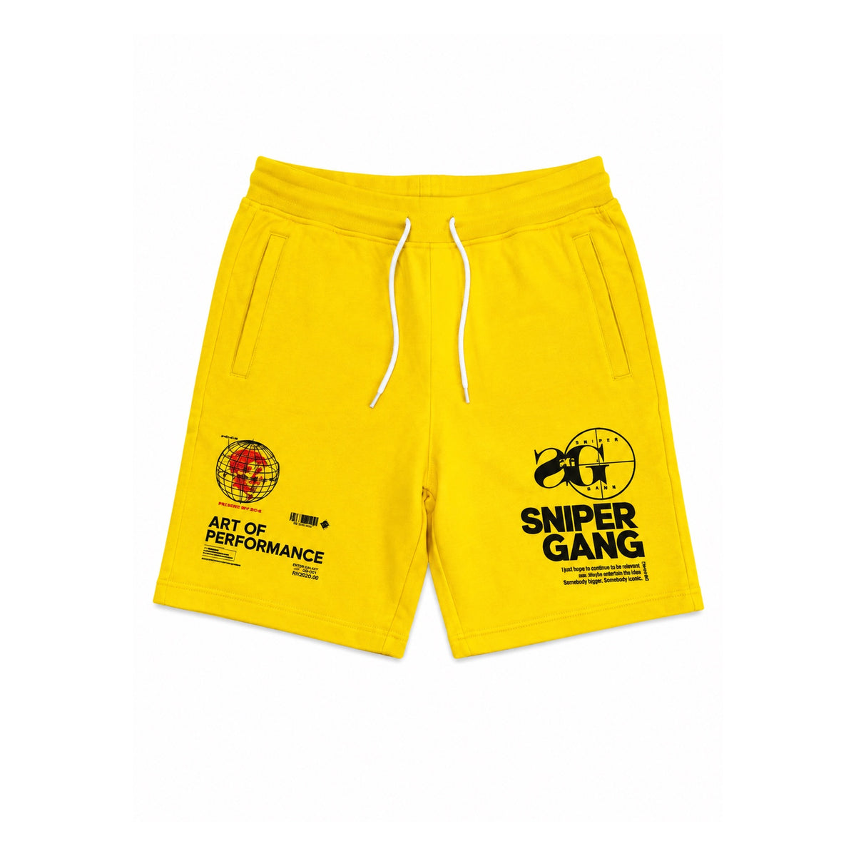 Art of Performance Shorts (Yellow)