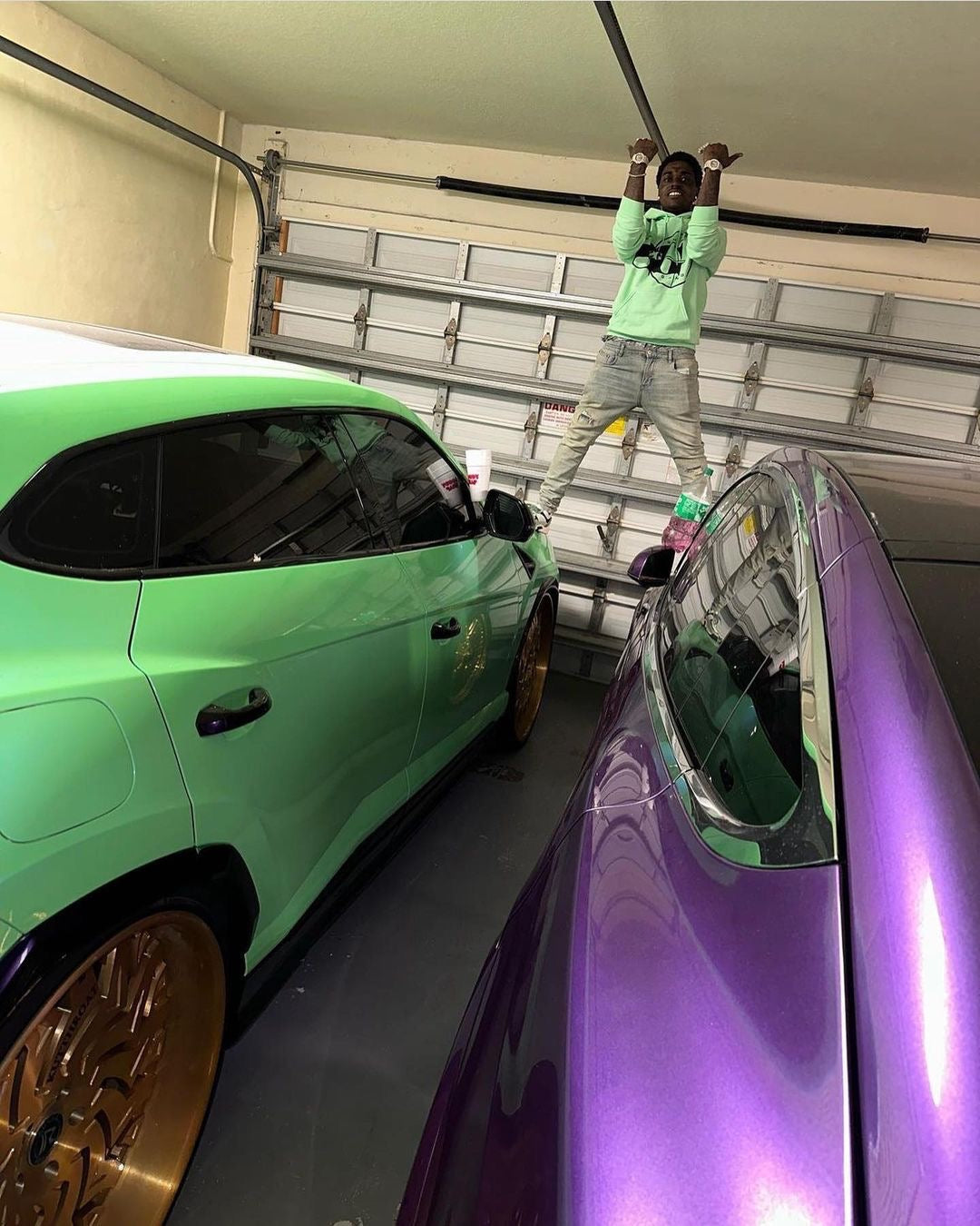 Hoodie: Sniper Gang Logo (Mint)