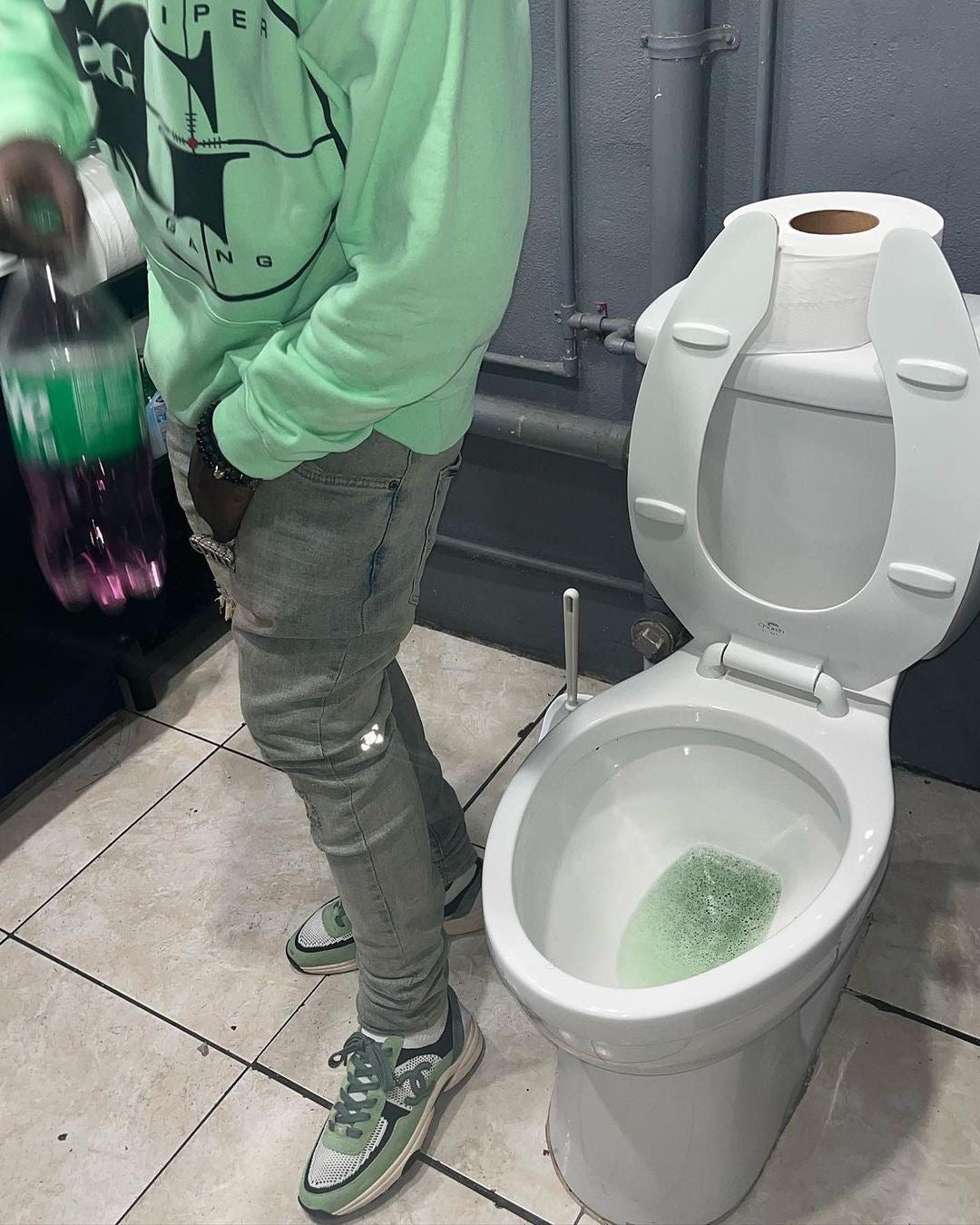 Hoodie: Sniper Gang Logo (Mint)