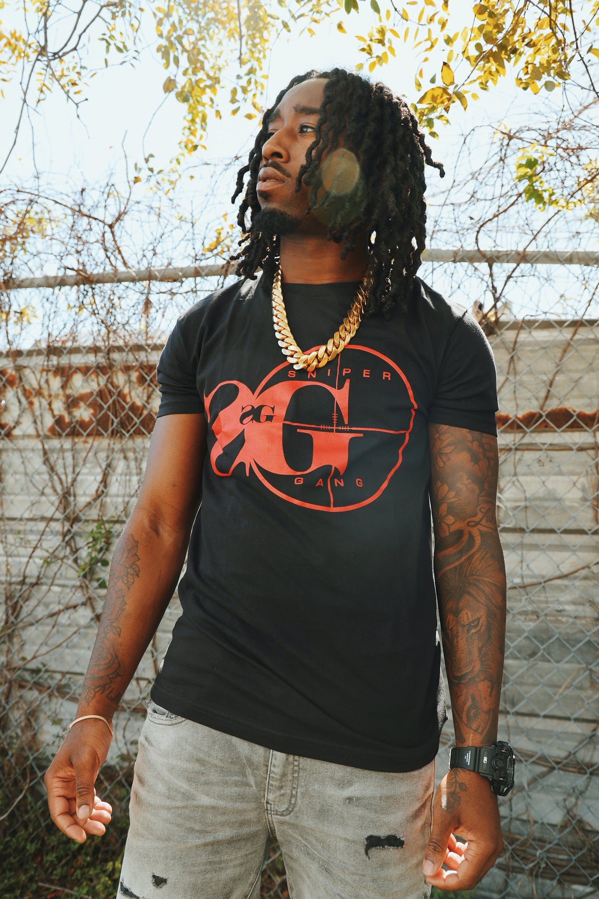 Sniper Gang Logo (Black/Red)