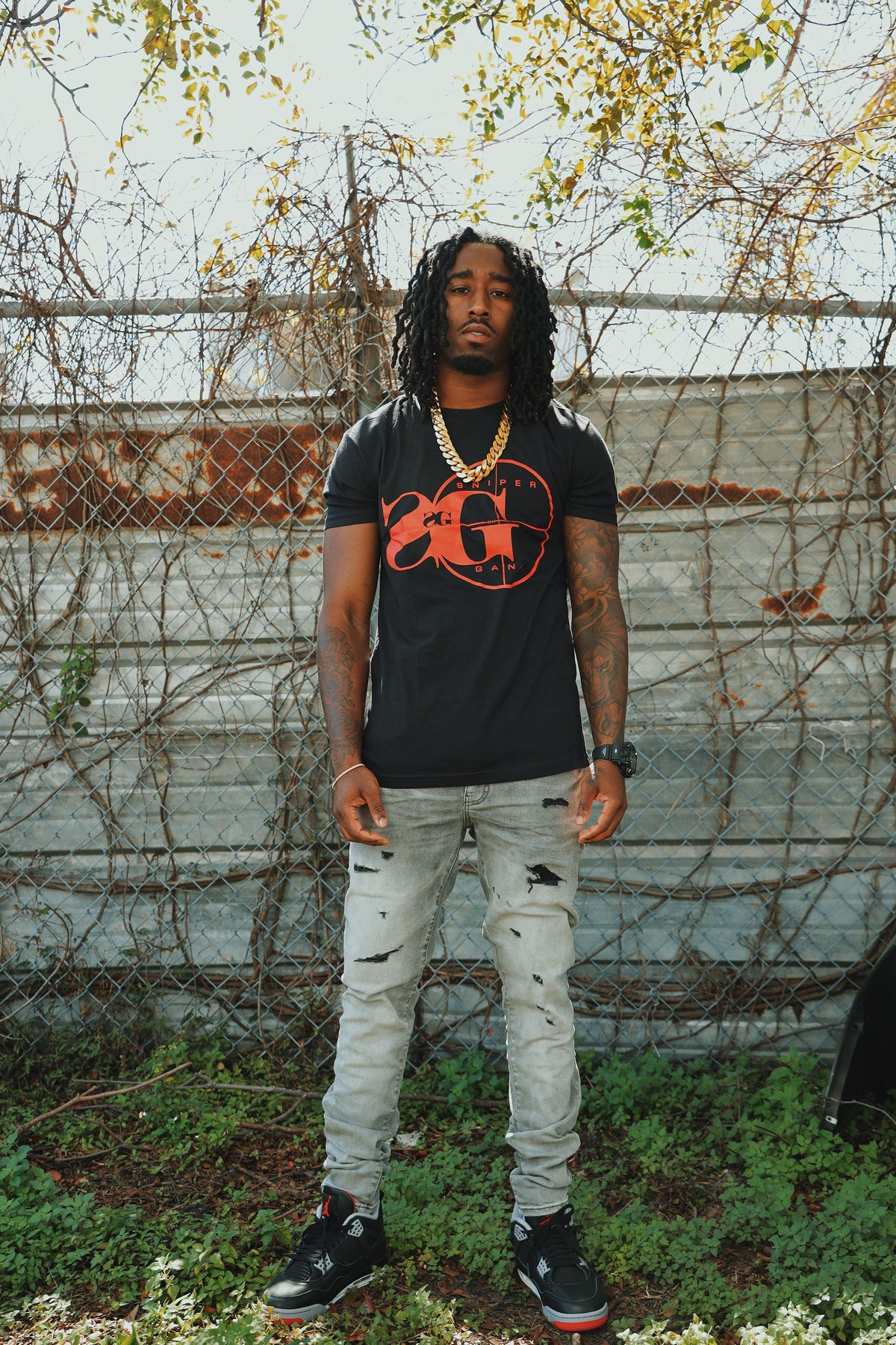 Sniper Gang Logo (Black/Red)