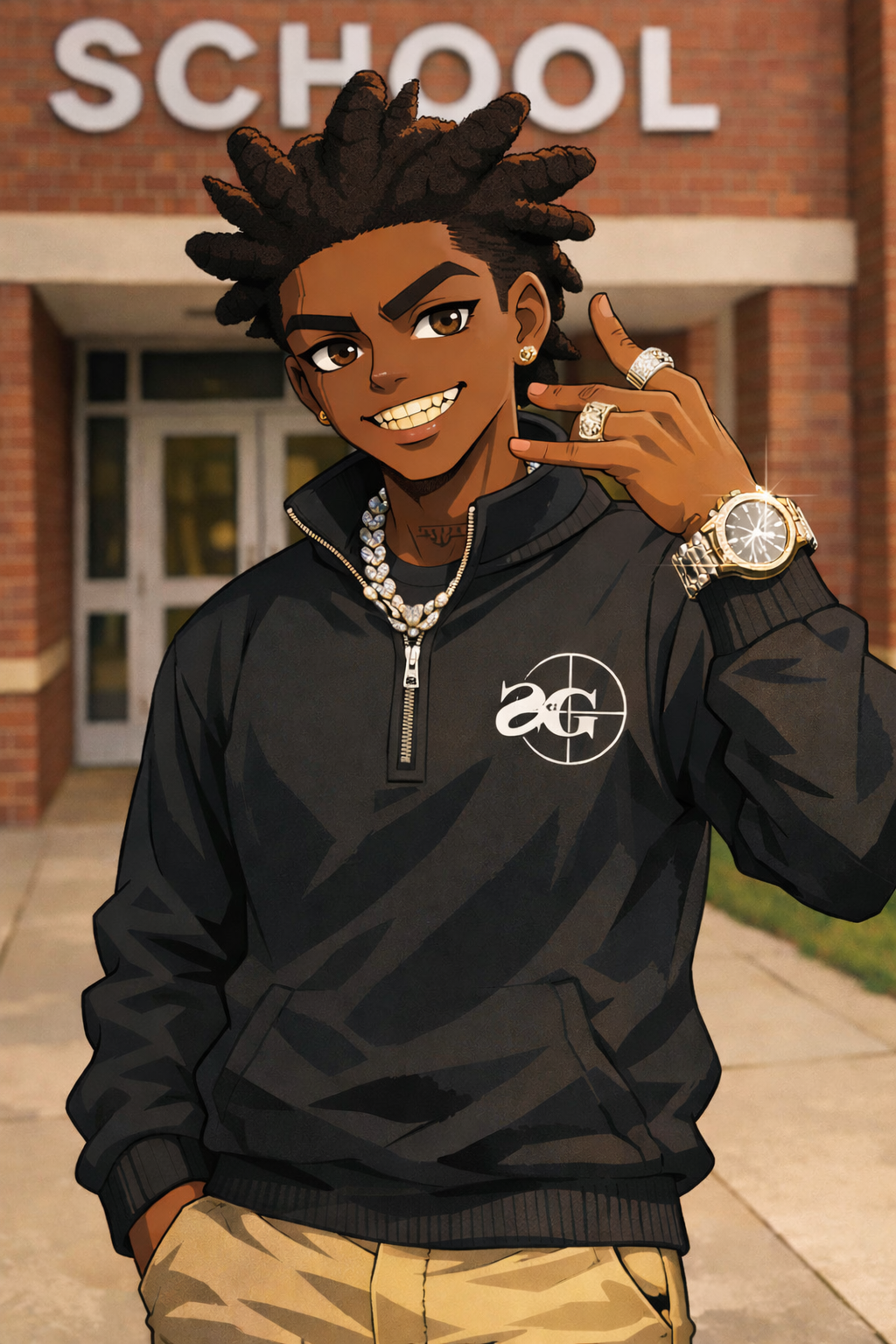 Suburban Dude Quarter-Zip Pullover