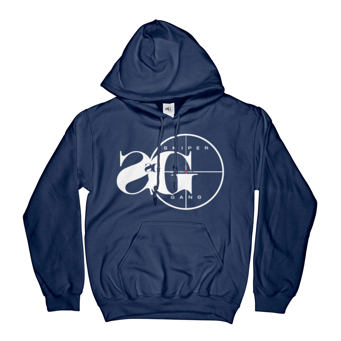 Hoodie: Sniper Gang Logo - NAVY