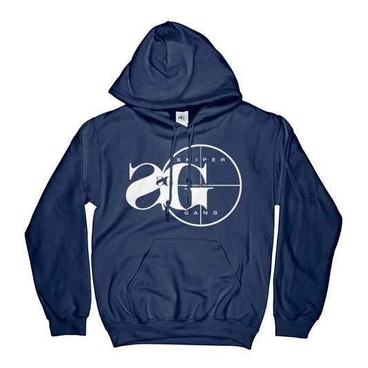 Hoodie: Sniper Gang Logo - NAVY
