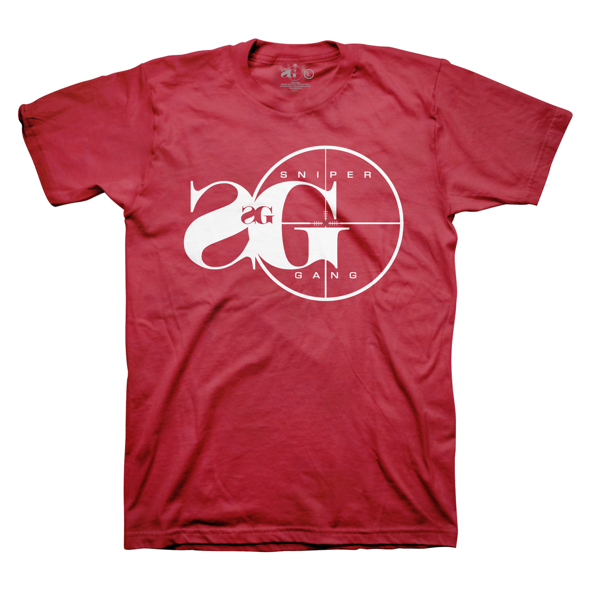 Sniper Gang Logo RED/WHT