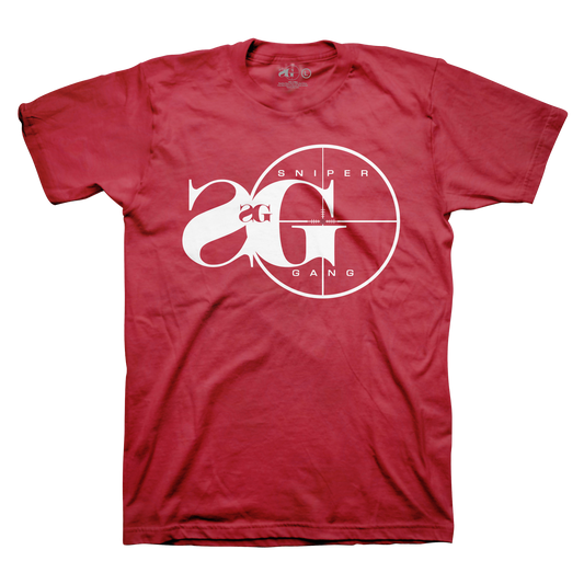Sniper Gang Logo RED/WHT