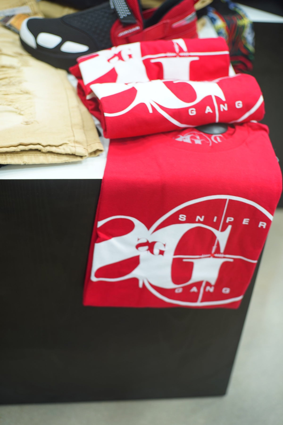 Sniper Gang Logo RED/WHT