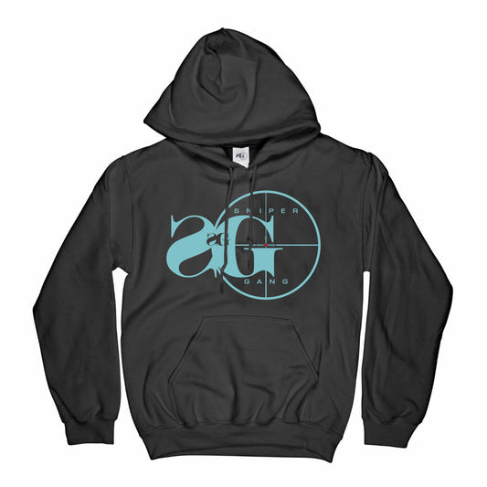 Hoodie: Sniper Gang Logo (Gamma Blue)