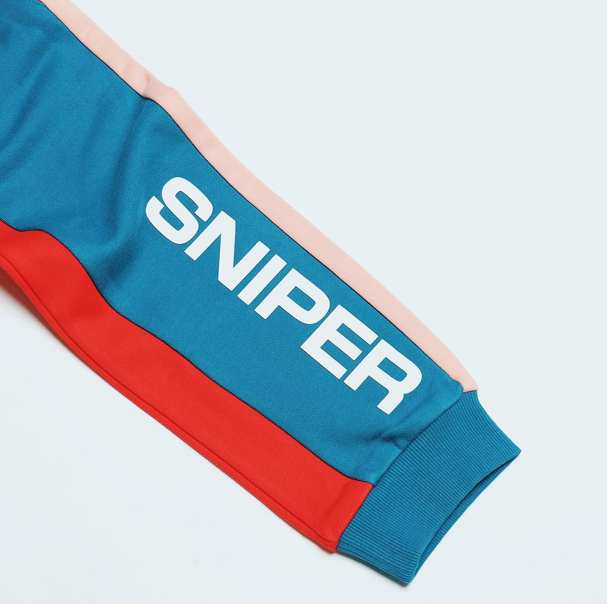 Sniper Pullover Hoodie (Blue/Red/Peach)