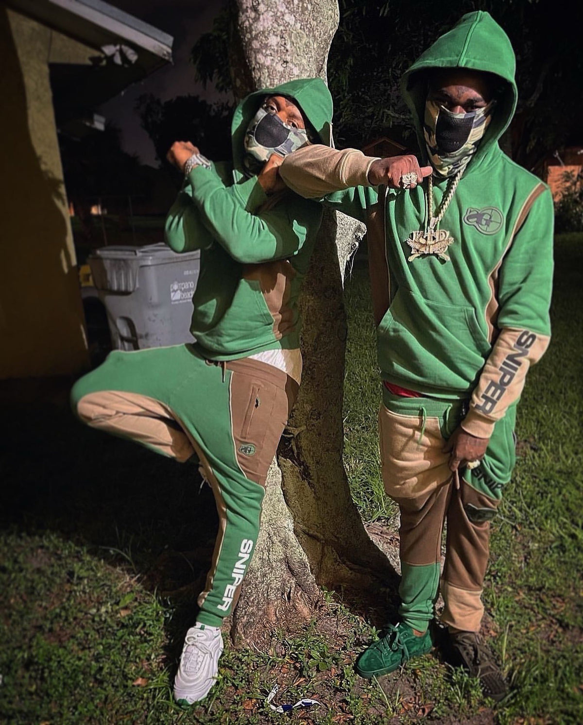 Sniper Sweatpants (Green/Brown/Tan)