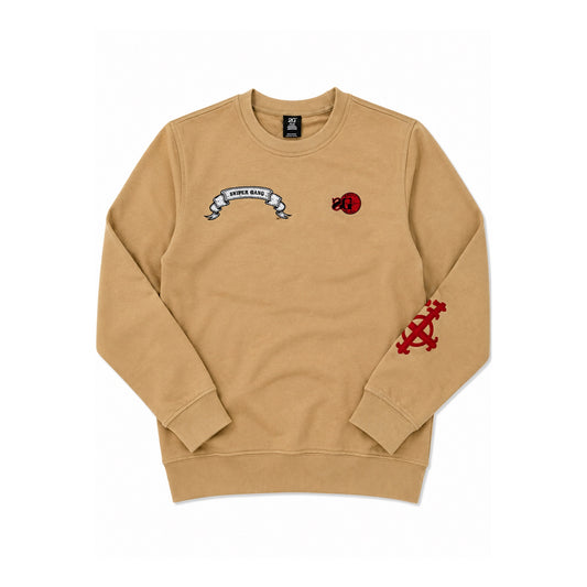 Chrome Crewneck (Tan)