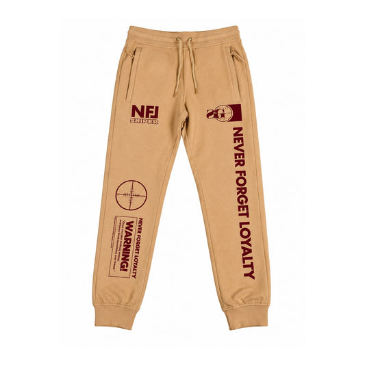 NFL Sniper Joggers (Tan/Maroon)