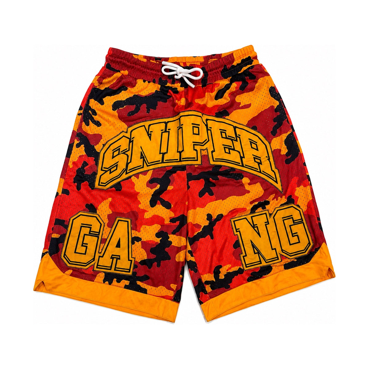 SG Basketball Jersey (Orange/Camo)