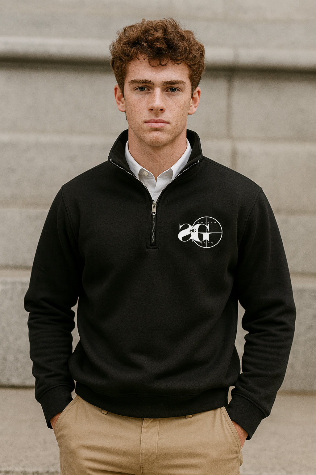 Suburban Dude Quarter-Zip Pullover