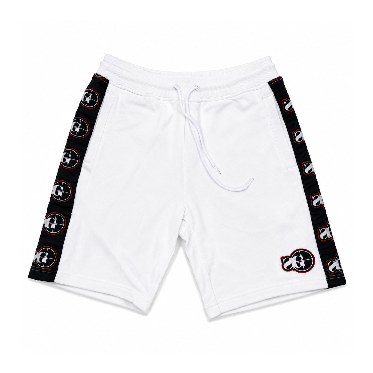 Side Tape Shorts (White)