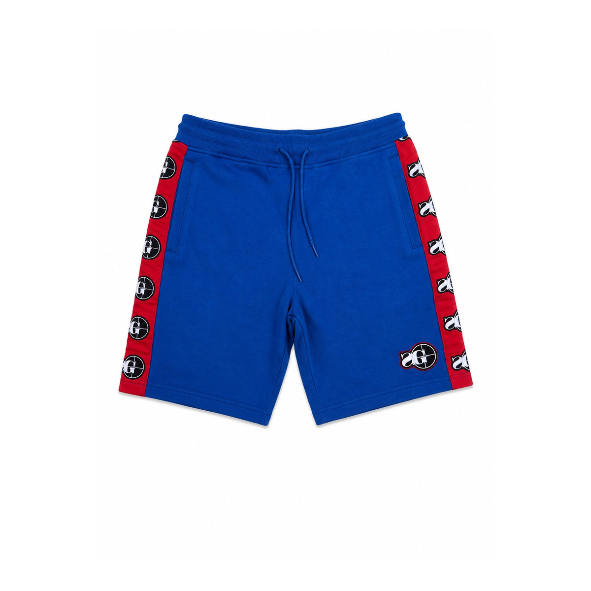 Side Tape Shorts (Blue/Red)