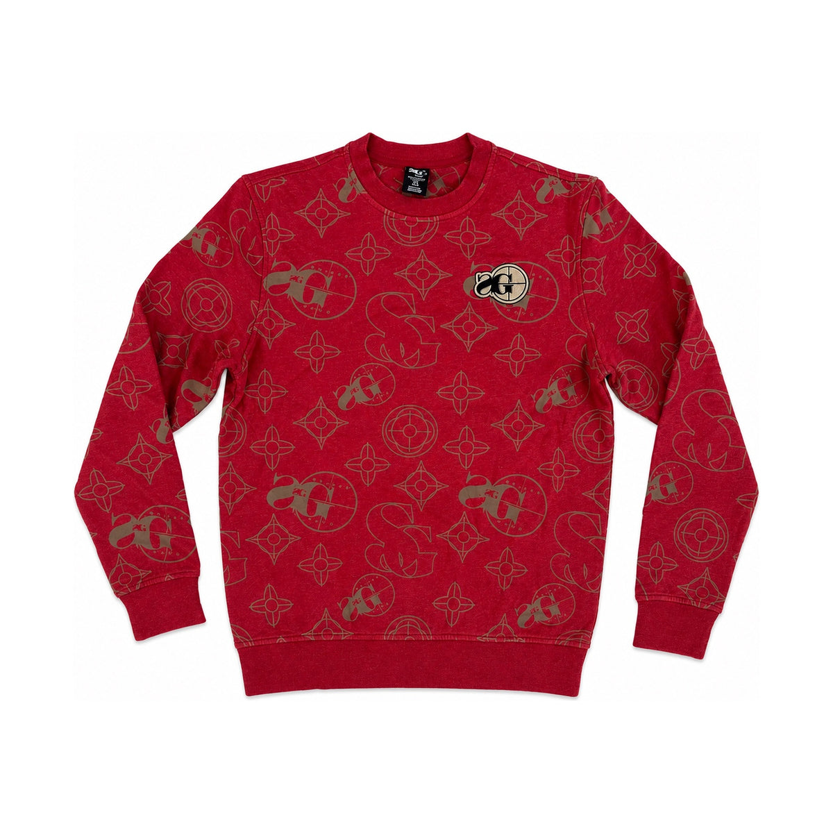 Monogram Crewneck (Red)