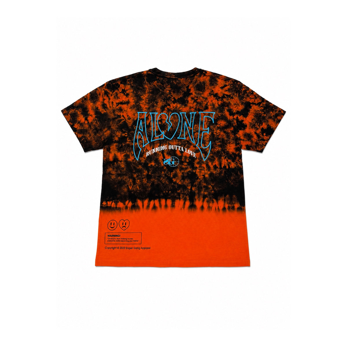 Alone Tie-Dye T-Shirt (Orange)