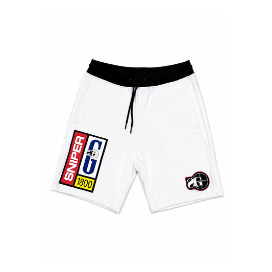 Sniper 1800 Shorts (White)