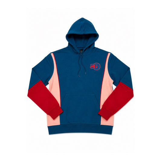 Sniper Pullover Hoodie (Blue/Red/Peach)