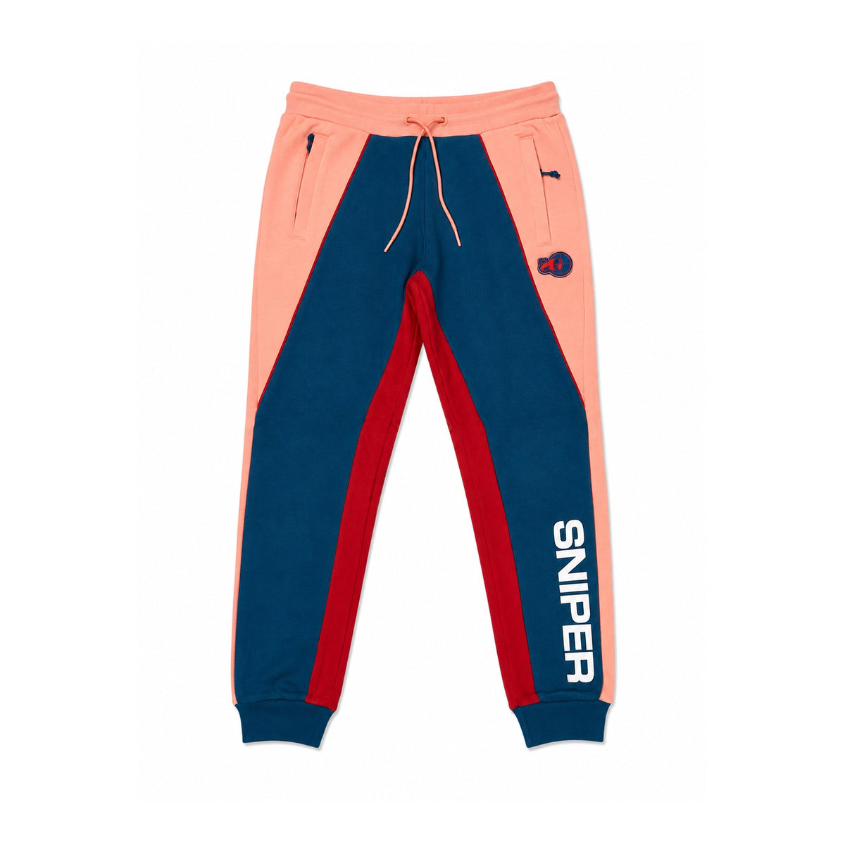 Sniper Pullover Hoodie (Blue/Red/Peach)