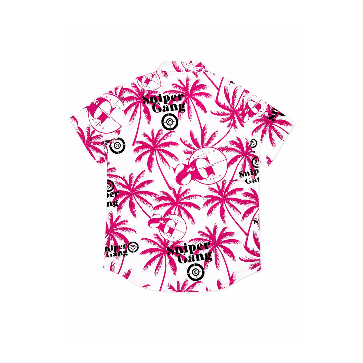 Palm Print Shorts (Pink/White)