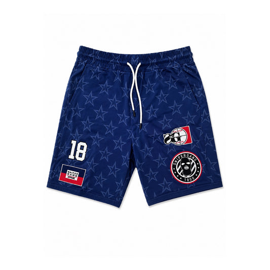 Star Patch Shorts (Navy)