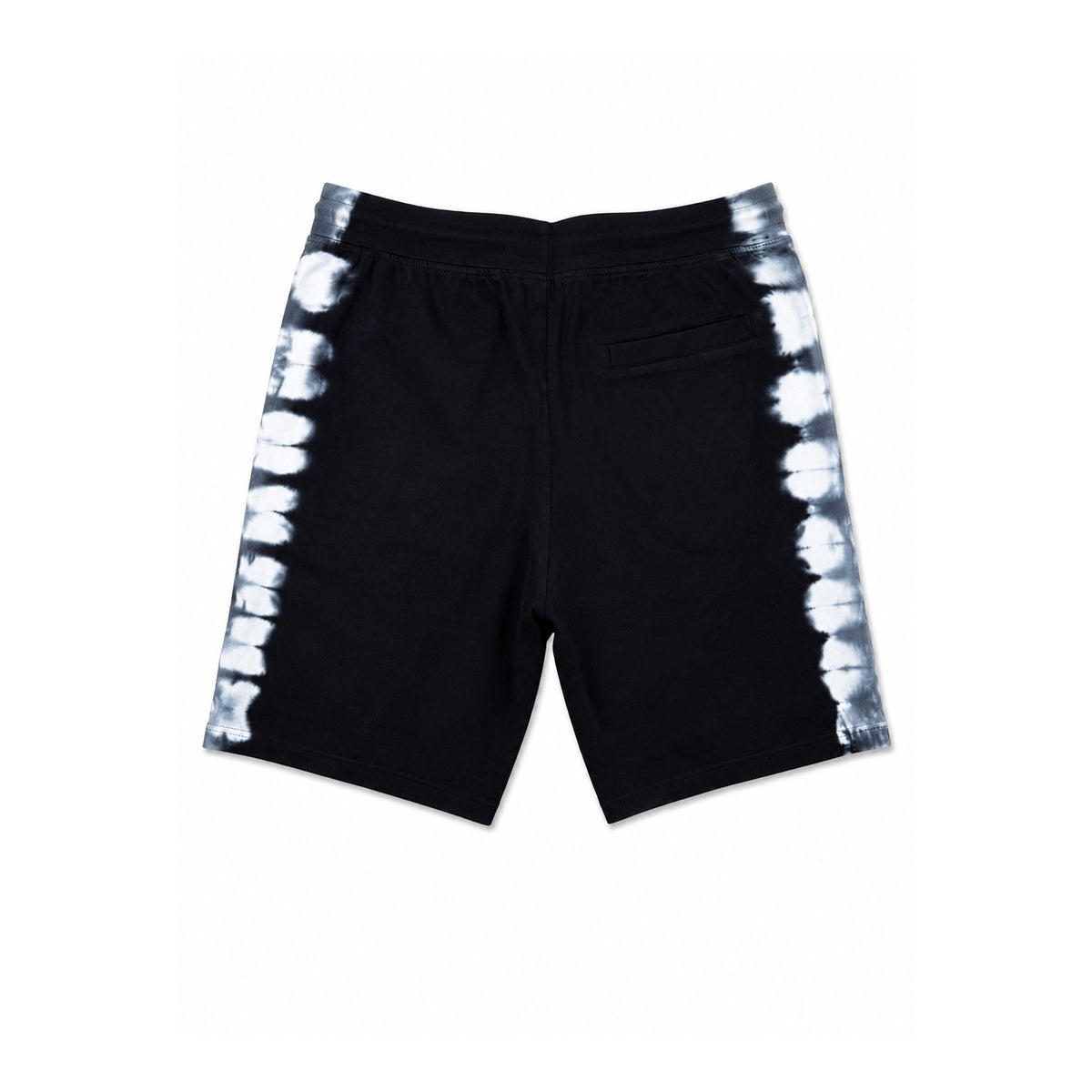Tie-Dye Patch Shorts (Black/White)