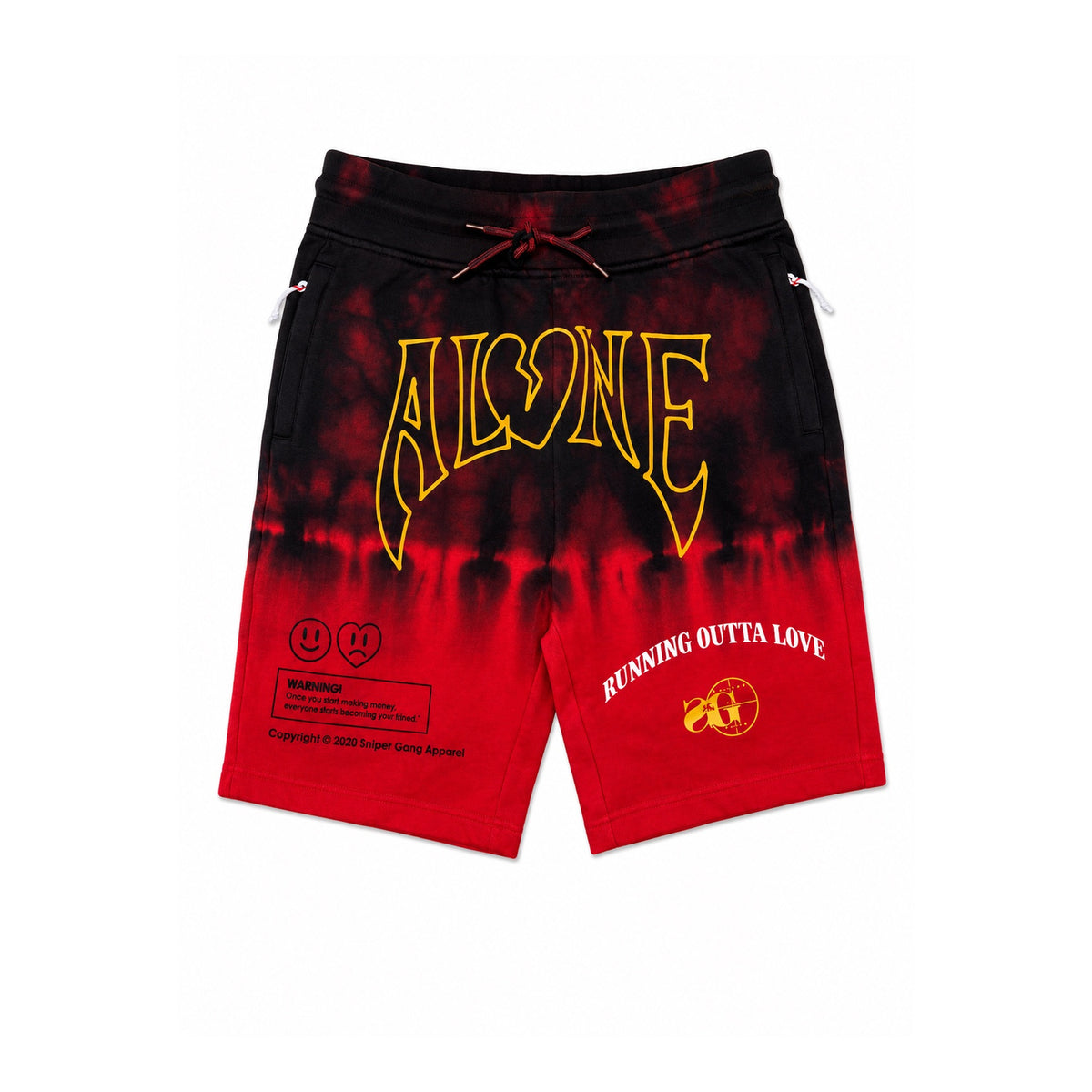Alone Tie-Dye T-Shirt (Red)