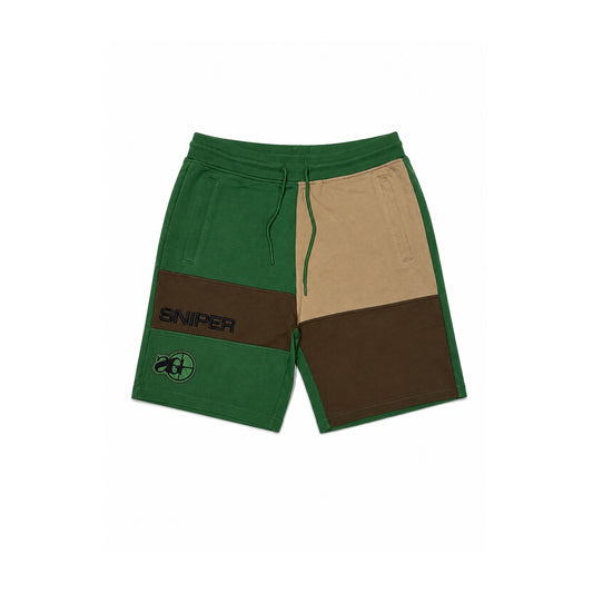 Colorblock Shorts (Military)