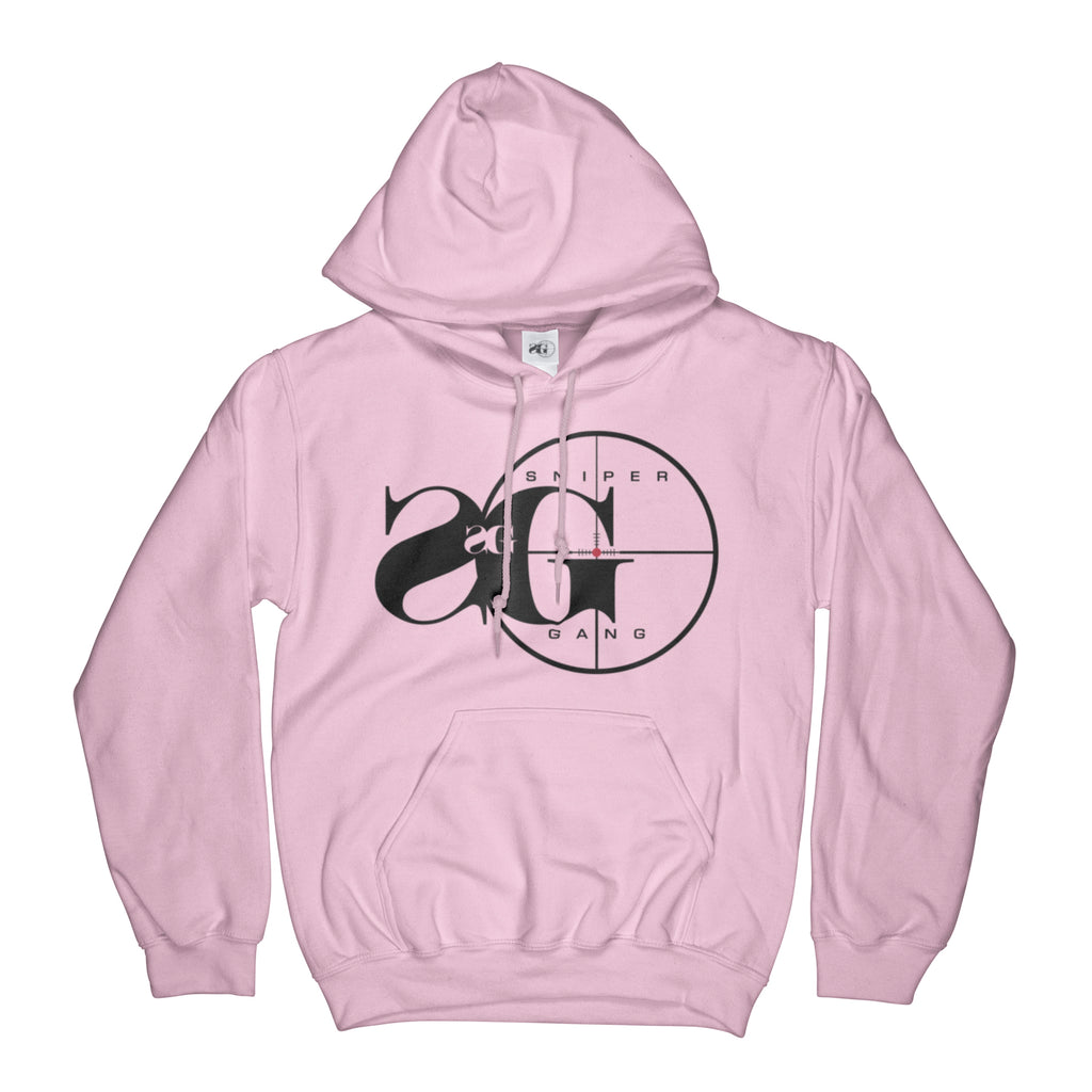 Hoodie: Sniper Gang Logo Pink